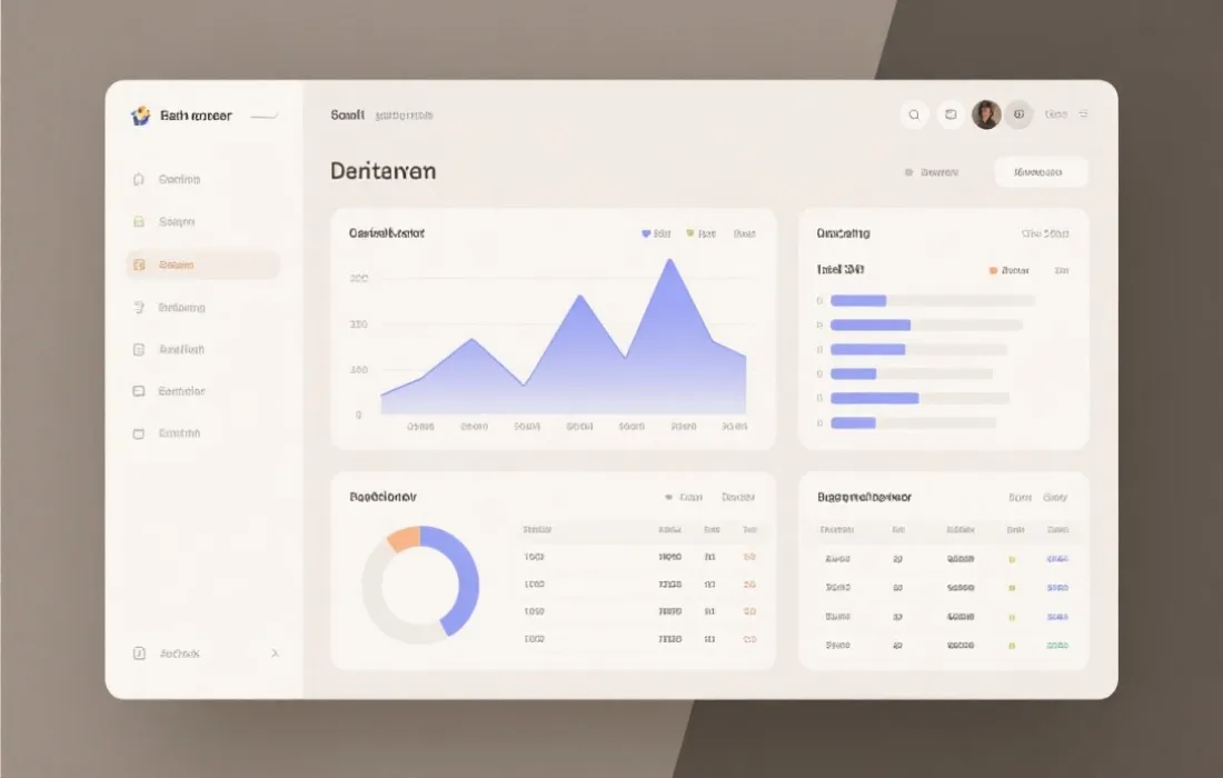 趋势图与数据看板示意