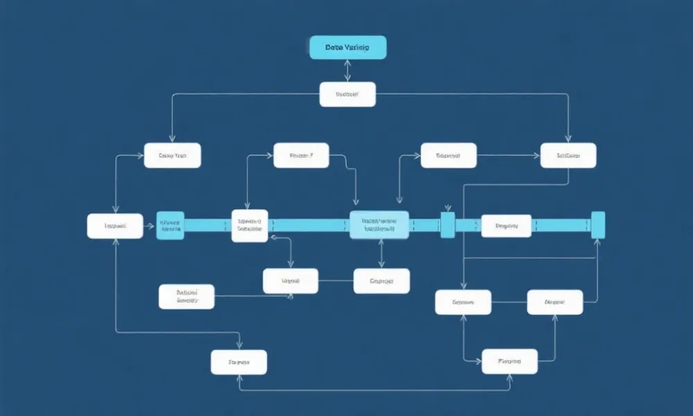数据流与校验流程示意